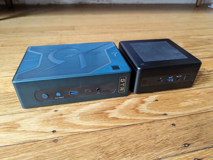 Links: Beelink GTR7, rechts: Intel NUC11PAQ