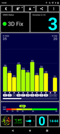 GPS test buiten