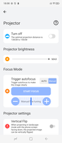 Projectie-instellingen (Afbeeldingsbron: Screenshot - Sergey Tarasov - Notebookcheck)