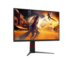 De AOC Q27G4SMN 27-inch gamingmonitor heeft een 300 Hz mini-LED-scherm met 1200 nits piekhelderheid in HDR. (Afbeeldingsbron: DisplaySpecifications)
