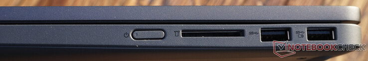 Aansluitingen rechts: SD-kaartlezer, 2x USB-A (5 Gbit/s)