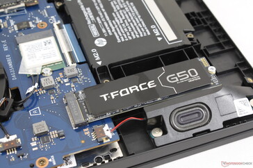 T-Force SSD met verwijderde warmtespreider