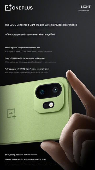 De primaire schutter maakt gebruik van een 50 MP sensor van Sony.