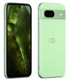 De Pixel 8a in zijn geruchtmakende 'Mint' afwerking. (Afbeeldingsbron: Android Headlines)