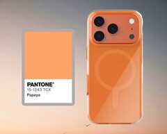 De Apple iPhone 17 Pro zal ook in het oranje worden aangeboden. (Afbeelding bron: @MysteryLupin / Pantone, bewerkt)