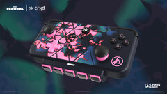 De CRKD Neo S Linkin Park 5-Fret Fortnite Festival Edition draadloze gamecontroller heeft Hall-effect thumbsticks (Afbeelding bron: CRKD)
