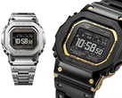 De Casio GMW-BZ5000D-1 (links) en de GMW-BZ5000BD-1 (rechts), afgebeeld tegen een witte achtergrond. (Afbeeldingsbron: Casio UK - bewerkt)