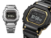 De Casio GMW-BZ5000D-1 (links) en de GMW-BZ5000BD-1 (rechts), afgebeeld tegen een witte achtergrond. (Afbeeldingsbron: Casio UK - bewerkt)
