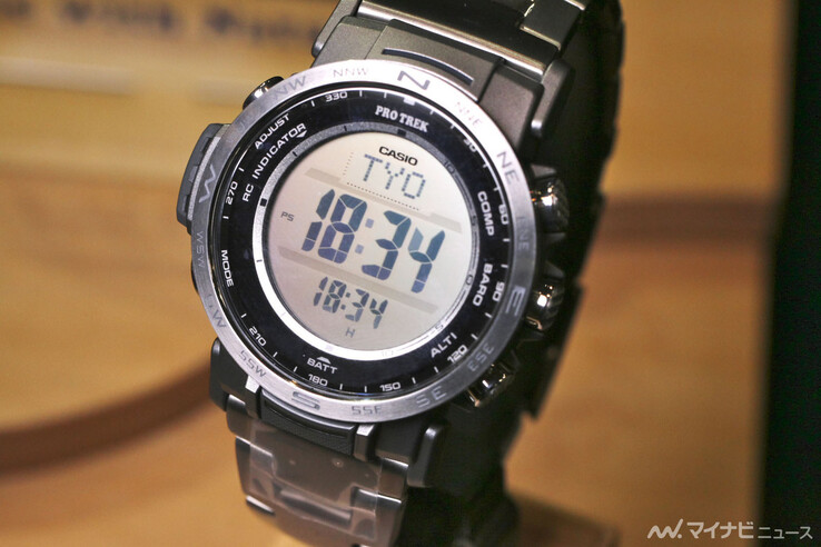 Het Casio Pro Trek Lume Dial PRW-35TLD-7 horloge. (Afbeeldingsbron: Casio)
