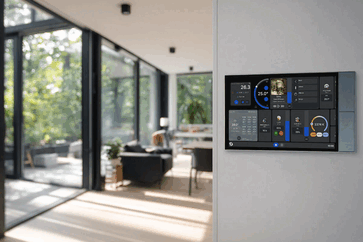 De Wall Display XL (afbeelding) ondersteunt het grootste aantal dashboards.