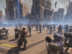 Een screengrab van Helldivers 2 op een PC (bron: Steam Community)