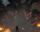 Een schermafbeelding van de gameplay-demo van Scalebound tijdens Gamescom 2015