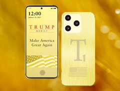 De levering van de Trump T1 Phone is nu gepland voor eind januari. (Afbeeldingsbron: Trump Mobile, bewerkt)