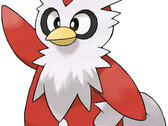 Een stockfoto van Delibird (bron: PokemonDB)