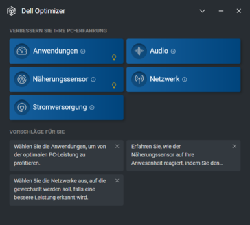 Dell Optimizer - Batterijinstellingen: adaptieve prestaties, dynamisch opladen