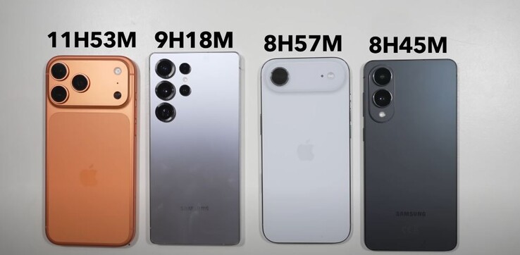 De iPhone Air presteert beter dan de Galaxy S25 Edge. (Afbeelding Bron: XEETECHCARE)