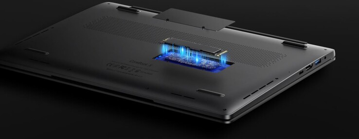SSD en RAM zijn upgradebaar (Afbeelding bron: Chuwi)