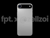 De iPhone 17 Air wordt naar verluidt geleverd met een enkele camera aan de achterkant, zoals te zien is in de onofficiële render. (Afbeeldingsbron: Jon Prosser)