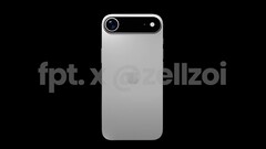 De iPhone 17 Air wordt naar verluidt geleverd met een enkele camera aan de achterkant, zoals te zien is in de onofficiële render. (Afbeeldingsbron: Jon Prosser)