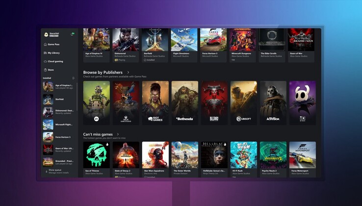 De catalogus van de Xbox Game Pass kan nu bij de uitgever worden opgevraagd.