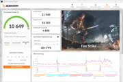 3DMark Fire Strike (batterij, entertainmentmodus)