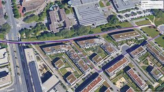 GNSS-testroute: keerpunt