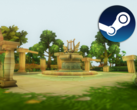 GodsArena Online heeft een enorm aantal strijders met unieke vaardigheden en passieve eigenschappen. Afgebeeld - artwork van het spel met het Steam-logo erop (bron: Steam)