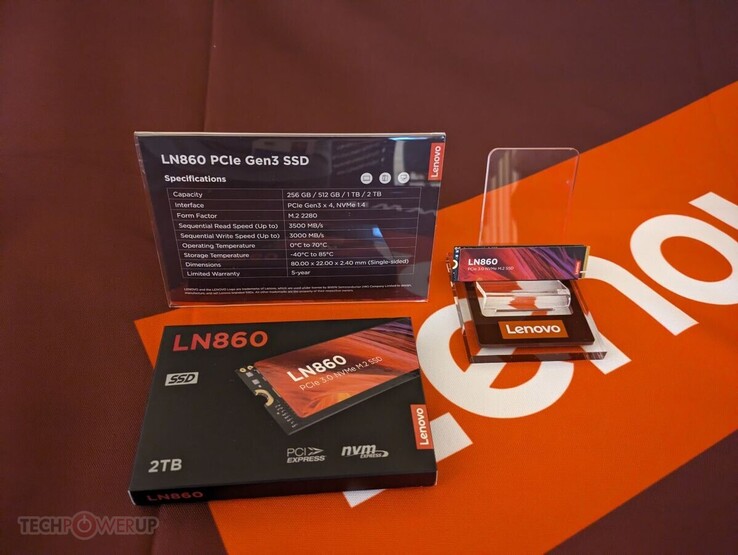 LN860 Gen3 SSD (Afbeelding bron: TechPowerUp)