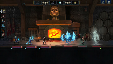 Afgebeeld: Een gameplay screenshot van Legend of Keepers: Carrière van een Dungeon Manager.