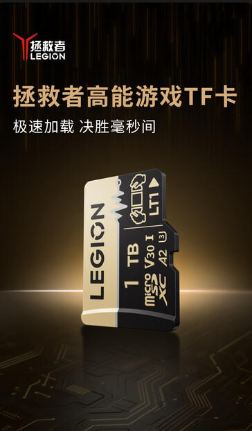 Lenovo's Legion microSD-kaart. (Afbeeldingsbron: Lenovo)