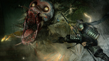 Een afbeelding van een monster in Nioh: Complete Edition.