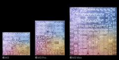 De nieuwe M3 Mac-serie chips van Apple lijken hun oorsprong te hebben in zowel de A16 Bionic als de A17 Pro mobiele SoC&#039;s. (Bron: Apple)
