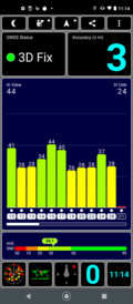 GPS Test buiten