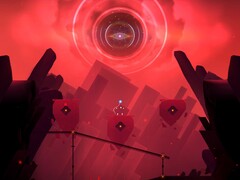 Een afbeelding van een platformsequentie in Worldless.