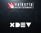 Logo's voor Valkyrie Entertainment en XDev PlayStation-studio's getoond