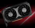 Een artist's render van de Radeon RX 9060. (Afbeeldingsbron: AMD - bewerkt)
