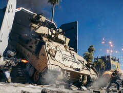 Een tank uit de nieuwe Rodeo-missie voor de spelmodus Gauntlet in Battlefield 6 RedSec. (Afbeelding bron: EA)
