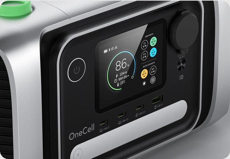 De Lenovo energiecentrale heeft een display en kan worden verbonden met een app (Afbeeldingsbron: Talix, Lenovo)