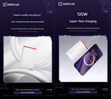 ondersteuning voor 120 W snelladen en veiligheidsfuncties van de nieuwe OnePlus powerbank