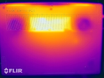 Oppervlaktetemperaturen - stresstest (onder)