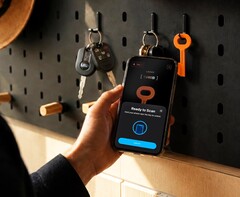 De Autonomous Key vergrendelt apps totdat een sleutel via NFC wordt gescand.