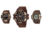 De Casio Mudmaster GG-B100XMH-5A, Mudman GW-9500MH-5 en GravityMaster GR-B300H-5A.