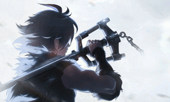 Een promotieafbeelding voor de animatieserie Kingdom Hearts