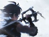 Een promotieafbeelding voor de animatieserie Kingdom Hearts
