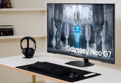 De eerste 43-inch mini-LED-monitor voor gamers. (Beeldbron: Samsung)