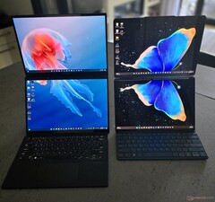 Kunnen de Zenbook DUO en Yoga Book 9i een golf van apparaten met twee schermen inluiden? (Afbeelding: Notebookcheck)