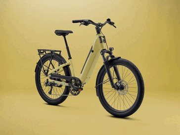 De Vida E+ EX e-bike in de kleur lichtolijfgroen