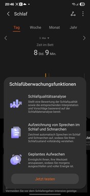 Honor Gezondheid: Slaap tracking functies