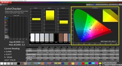 CalMAN ColorChecker (Profiel: Levendig)
