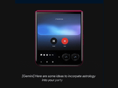 Gemini Live op de Razr+. (Afbeeldingsbron: Motorola)